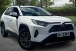 2023 Toyota RAV4 Estate 2.5 VVT-i Hybrid Design 5dr CVT in White at Listers Toyota Coventry