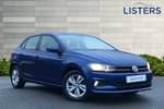 2019 Volkswagen Polo Hatchback 1.0 TSI 95 SE 5dr DSG in Reef blue at Listers Volkswagen Stratford-upon-Avon