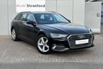 2023 Audi A6 Avant 40 TFSI Sport 5dr S Tronic (Tech Pack) in Mythos Black, metallic at Stratford Audi