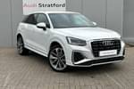 2022 Audi Q2 Estate 35 TFSI S Line 5dr S Tronic in Glacier White Metallic at Stratford Audi