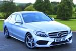 2015 Mercedes-Benz C Class Diesel Saloon C220 BlueTEC AMG Line Premium 4dr Auto in Iridium Silver Metallic at Mercedes-Benz of Grimsby