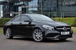 2017 Mercedes-Benz CLA AMG Coupe 45 4Matic 4dr Tip Auto in cosmos black metallic at Mercedes-Benz of Lincoln