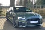 2022 Audi A5 Sportback 40 TFSI 204 Black Edition 5dr S Tronic in District Green Metallic at Coventry Audi