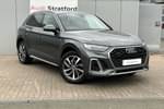 2022 Audi Q5 Diesel Estate 40 TDI Quattro S Line 5dr S Tronic in Daytona Grey Pearlescent at Stratford Audi