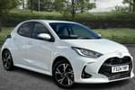 2024 Toyota Yaris Hatchback 1.5 Hybrid Design 5dr CVT in White at Listers Toyota Lincoln