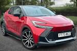 2023 Toyota C-HR Hatchback 2.0 Hybrid GR Sport 5dr CVT (Safety Pack) in Red at Listers Toyota Grantham