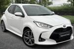 2023 Toyota Yaris Hatchback 1.5 Hybrid Excel 5dr CVT in White at Listers Toyota Lincoln