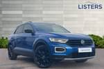 2021 Volkswagen T-Roc Hatchback 1.0 TSI 110 Black Edition 5dr in Ravenna Blue at Listers Volkswagen Loughborough