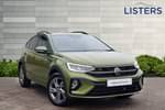 2024 Volkswagen Taigo Hatchback 1.0 TSI 110 R-Line 5dr DSG in Visual Green at Listers Volkswagen Loughborough