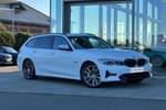 2021 BMW 3 Series Touring 330e Sport Pro 5dr Step Auto in Alpine White at Listers King's Lynn (BMW)