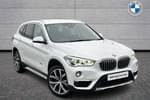 2017 BMW X1 Diesel Estate xDrive 18d xLine 5dr Step Auto in Mineral White at Listers Boston (BMW)