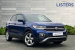 2021 Volkswagen T-Cross Estate 1.0 TSI 110 SEL 5dr DSG in Reef blue at Listers Volkswagen Loughborough