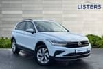 2021 Volkswagen Tiguan Estate 1.5 TSI 150 Life 5dr in Pure White at Listers Volkswagen Worcester