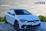 2024 Volkswagen Polo Hatchback 1.0 TSI Match 5dr in Pure white at Listers Volkswagen Nuneaton