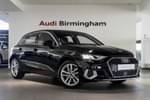 2021 Audi A3 Sportback 30 TFSI Sport 5dr S Tronic in Brilliant Black at Birmingham Audi