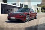 2022 Porsche Taycan Saloon 350kW 93kWh 4dr RWD Auto in Cherry Metallic at Porsche Centre Hull