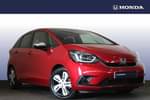 2023 Honda Jazz Hatchback 1.5 i-MMD Hybrid SR 5dr eCVT in Red at Listers Honda Stratford-upon-Avon