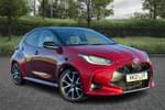 2021 Toyota Yaris Hatchback 1.5 Hybrid Dynamic 5dr CVT in Red at Listers Toyota Stratford-upon-Avon