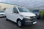 2023 Volkswagen Transporter T30 LWB Diesel 2.0 TDI 110 Startline Van in White at Listers Volkswagen Van Centre Worcestershire