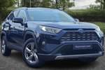 2020 Toyota RAV4 Estate 2.5 VVT-i Hybrid Design 5dr CVT in Blue at Listers Toyota Nuneaton