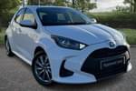 2023 Toyota Yaris Hatchback 1.5 Hybrid Icon 5dr CVT in White at Listers Toyota Grantham