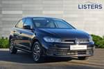 2024 Volkswagen Polo Hatchback 1.0 Life 5dr in Deep black at Listers Volkswagen Stratford-upon-Avon