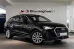 2021 Audi Q3 Diesel Sportback 40 TDI 200 Quattro Sport 5dr S Tronic in Mythos Black Metallic at Birmingham Audi