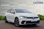 2024 Volkswagen Polo Hatchback 1.0 TSI Match 5dr in Pure White at Listers Volkswagen Loughborough