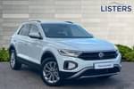 2024 Volkswagen T-Roc Hatchback 1.0 TSI 115 Match 5dr in Pure White at Listers Volkswagen Loughborough