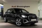 2022 Audi Q2 Estate 30 TFSI S Line 5dr in Mythos Black Metallic at Birmingham Audi