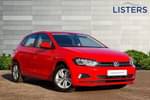 2018 Volkswagen Polo Hatchback 1.0 TSI 95 SE 5dr in Flash Red at Listers Volkswagen Loughborough