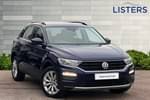 2019 Volkswagen T-Roc Hatchback 1.5 TSI EVO SE 5dr in Atlantic Blue at Listers Volkswagen Loughborough