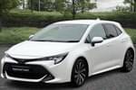 Image two of this 2022 Toyota Corolla Hatchback 1.8 VVT-i Hybrid Design 5dr CVT in White at Listers Toyota Cheltenham