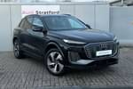 2024 Audi Q6 e-tron Estate 285kW Quattro 100kWh S Line 5dr Auto in Mythos Black Metallic at Stratford Audi