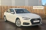 2020 Audi A4 Diesel Saloon 30 TDI Technik 4dr S Tronic in Glacier White Metallic at Worcester Audi