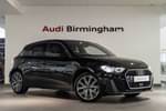 2025 Audi A1 Sportback 35 TFSI S Line 5dr S Tronic in Mythos Black Metallic at Birmingham Audi