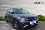 2022 Volkswagen T-Cross Estate 1.0 TSI 110 Black Edition 5dr in Smokey Grey at Listers Volkswagen Nuneaton