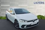 2024 Volkswagen Polo Hatchback 1.0 TSI Match 5dr in Pure white at Listers Volkswagen Coventry