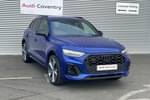 2024 Audi Q5 Diesel Estate 40 TDI Quattro Black Edition 5dr S Tronic in Ultra blue, metallic at Coventry Audi