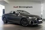 2021 Audi A5 Diesel Cabriolet 40 TDI 204 Quattro S Line 2dr S Tronic in Daytona Grey Pearlescent at Birmingham Audi