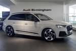 2020 Audi Q7 Diesel Estate 50 TDI Quattro Black Edition 5dr Tiptronic in Glacier White Metallic at Birmingham Audi