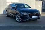 2018 Audi Q8 Diesel Estate 50 TDI Quattro S Line 5dr Tiptronic in Orca Black Metallic at Stratford Audi