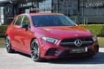 2023 Mercedes-Benz A Class AMG Hatchback A35 4Matic Premium 5dr Auto in MANUFAKTUR patagonia red metallic at Mercedes-Benz of Lincoln