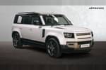 2023 Land Rover Defender Diesel Estate 3.0 D250 X-Dynamic SE 110 5dr Auto in Hakuba Silver at Listers Land Rover Solihull