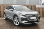 2024 Audi Q4 e-tron Sportback 250kW 55 Quattro 82kWh S Line 5dr Auto (Leather) in Floret silver, metallic at Worcester Audi