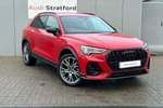 2025 Audi Q3 Estate 35 TFSI Black Edition 5dr S Tronic (20" Alloy) in Progressive Red Metallic at Stratford Audi