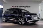 2022 Audi Q4 e-tron Estate 150kW 40 82kWh S Line 5dr Auto in Mythos Black Metallic at Birmingham Audi