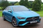 2024 Mercedes-Benz CLA Coupe 250e AMG Line Executive 4dr Tip Auto in hyper blue at Mercedes-Benz of Grimsby