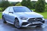 2024 Mercedes-Benz C Class Saloon C300e AMG Line Premium Plus 4dr 9G-Tronic in high-tech silver at Mercedes-Benz of Grimsby