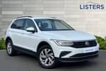 2022 Volkswagen Tiguan Diesel Estate 2.0 TDI Life 5dr DSG in Pure white at Listers Volkswagen Evesham